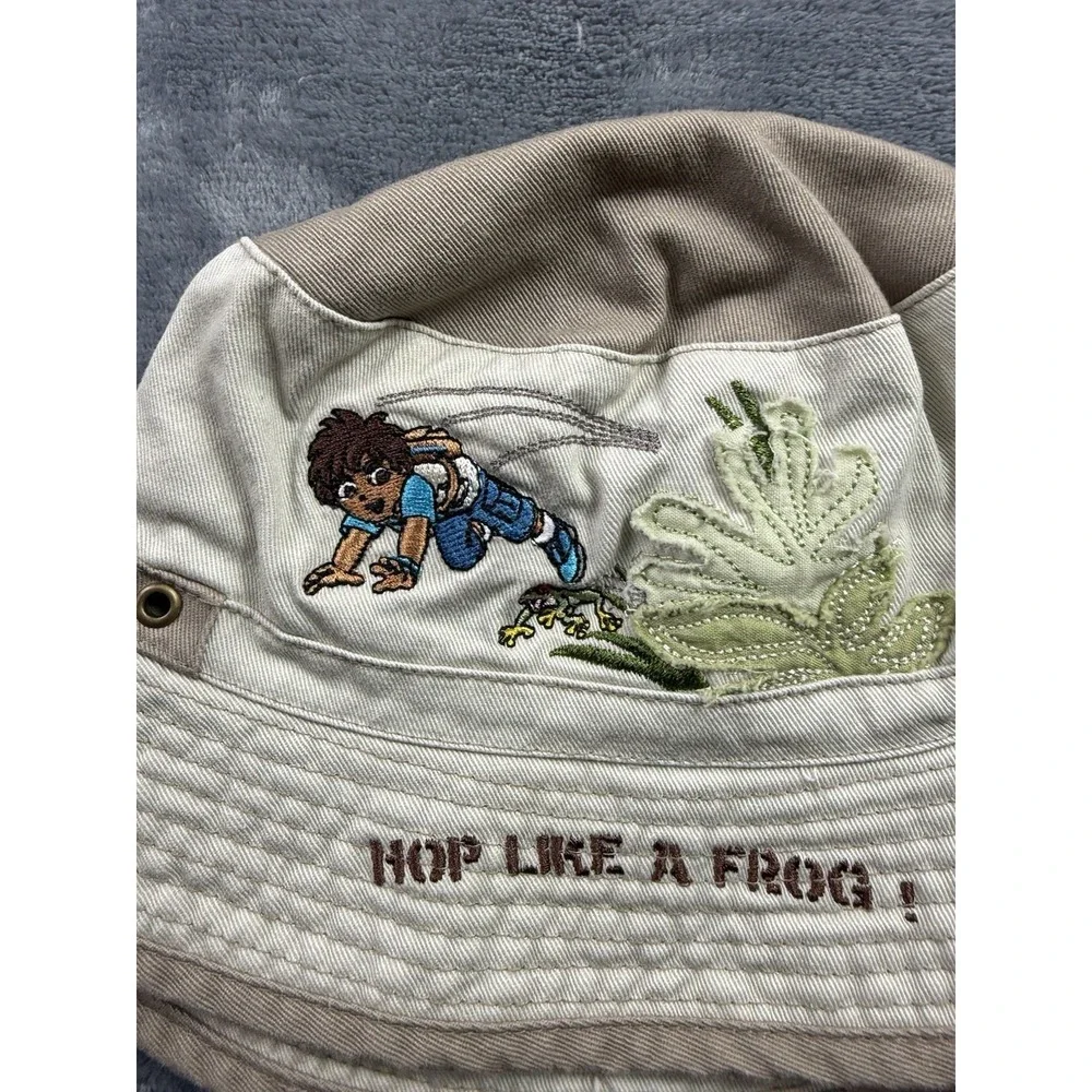 Nick Jr Go Diego Go! Kids Boys Bucket Safari Cap-Hat Embroidered 2008